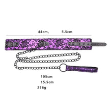 Charger l'image dans la galerie, Collier fétichiste violet exquis Petplay
