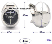 Load image into Gallery viewer, Stainless Egg shaped Cock Cage