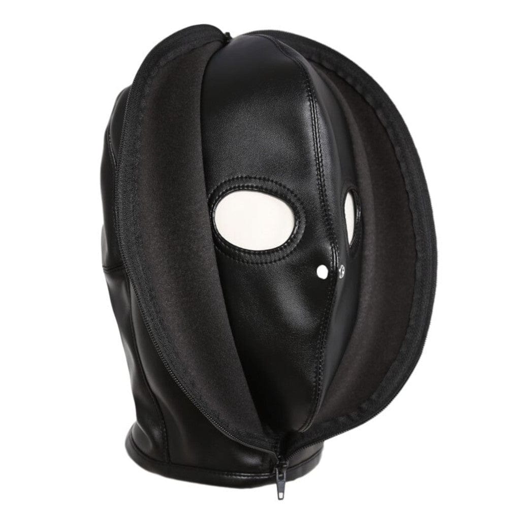 Masque/cagoule Sensorielle En Cuir - Pour Privation Sensorielle - Neuf - Univers Fétichisme/soumission