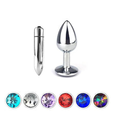 Lade das Bild in den Galerie-Viewer, Edelstahl Butt Plug 2,87 Zoll lang BDSM