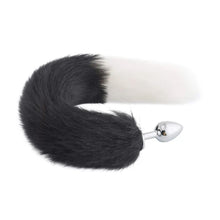 Load image into Gallery viewer, 18-Inch Fox Tail With Stainless Steel Butt Plug