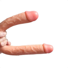 Lade das Bild in den Galerie-Viewer, Doppelte Penetration 18 Zoll superlanger Dildo BDSM