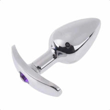 Load image into Gallery viewer, Beginner Jeweled Butt Plug with Removable Base BDSM