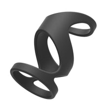 Load image into Gallery viewer, Erection-Enhancing Black Penis Band BDSM