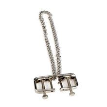 Charger l'image dans la galerie, Pince à tétons réglable avec chaîne en métal BDSM