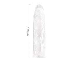 Load image into Gallery viewer, No Frills Clear Realistic Penis Extension BDSM