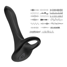 Load image into Gallery viewer, Extending Vibrating Cock Ring BDSM