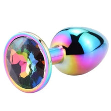 Load image into Gallery viewer, Rainbow-Colored Princess Butt Plug BDSM