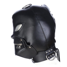 Load image into Gallery viewer, Leather Zipper Mask