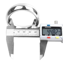 Load image into Gallery viewer, Ejaculation Enhancer Silver Cock Ring BDSM