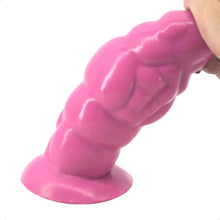Lade das Bild in den Galerie-Viewer, Zerrissener Analknotendildo mit Saugnapf BDSM