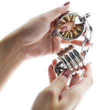 Load image into Gallery viewer, BDSM Spiked Ball Stretcher Shackle