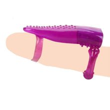 Load image into Gallery viewer, Tongue-Shaped Foreplay Vibrating Cock Ring BDSM