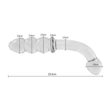 Lade das Bild in den Galerie-Viewer, CMagischer gebogener Glasdildo