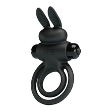 Load image into Gallery viewer, Dual Cock Ring | Lock 10-Speed Rabbit Cock Ring BDSM