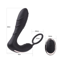 Load image into Gallery viewer, Prostate Pleasure Vibrating Anal Cock Ring BDSM