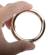 Load image into Gallery viewer, Gold Cock Ring | Penile Exerciser Gold Cock Ring BDSM