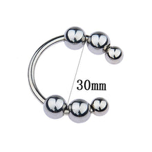 Load image into Gallery viewer, Beaded Stainless Glans Ring BDSM