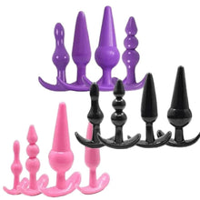 Load image into Gallery viewer, 4 Pcs Vt arious Shapes Silicone Plugs Set