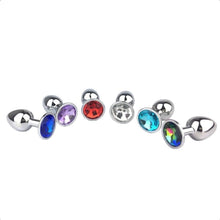 Lade das Bild in den Galerie-Viewer, Edelstahl Butt Plug 2,87 Zoll lang BDSM