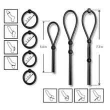 Load image into Gallery viewer, Delay Ejaculation Cock Ring Set BDSM