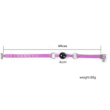 Load image into Gallery viewer, Stay Silent Locking Ball Gag BDSM
