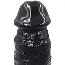 Load image into Gallery viewer, Titillating Realistic 9 Inch Black Dildo BDSM