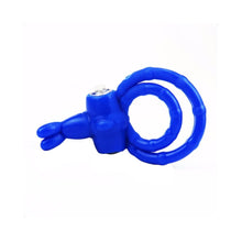 Load image into Gallery viewer, Erection-Enhancing Blue Bunny Cock Ring