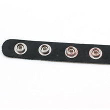 Lade das Bild in den Galerie-Viewer, Mit Juwelen besetzter Schlampen-Lederhalsband