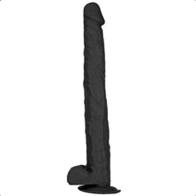 Lade das Bild in den Galerie-Viewer, Schlanker 15 Zoll Dildo mit Saugnapf aus Silikon für BDSM