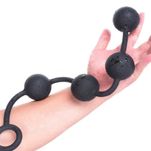 Lade das Bild in den Galerie-Viewer, Schwarze Hintertür-Party-lange Analkugeln