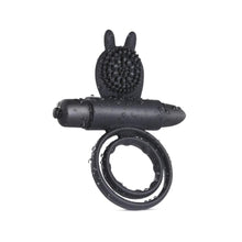 Load image into Gallery viewer, Clit-Friendly Vibrating Dual Cock Ring