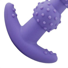 Load image into Gallery viewer, Beaded and Dotted Vibrating Butt Plug