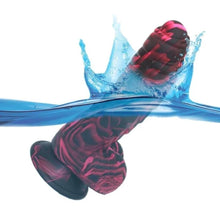 Lade das Bild in den Galerie-Viewer, Dragon Scale 7-Zoll-Dildo mit Kugeln und Saugnapf