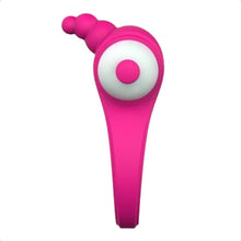 Load image into Gallery viewer, Pink Clit Tickler Vibrating Love Ring
