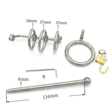 Lade das Bild in den Galerie-Viewer, Lake Flaccid Cock Cage 5,28 Zoll langer Katheter