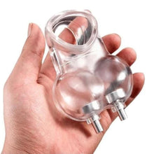 Load image into Gallery viewer, Electro Shock Ready Cock and Ball Ring BDSM