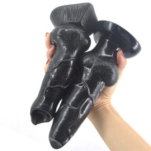 Lade das Bild in den Galerie-Viewer, Animalistischer 7-Zoll-Hundedildo mit Saugnapf BDSM