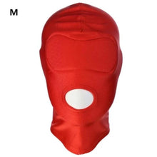Load image into Gallery viewer, Stretchable Red Spandex Mask BDSM