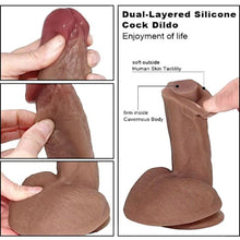 Lade das Bild in den Galerie-Viewer, Pegging Is Fun 7-Zoll-Dildo für Paare BDSM