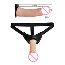 Lade das Bild in den Galerie-Viewer, Besiegen Sie erektile Dysfunktion 6 Zoll Umschnalldildo BDSM