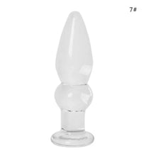 Load image into Gallery viewer, 7 Styles Crystal Glass Stimulator Plug bdsm