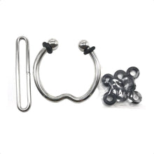 Load image into Gallery viewer, Adjustable Bondage Stainless Steel Cock Ring