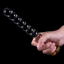 Lade das Bild in den Galerie-Viewer, Luxuriöser 7-Zoll-Spiral-Glasdildo BDSM