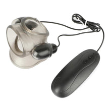 Load image into Gallery viewer, NEW Wired Remote Vibrating Dick and Ball Ring