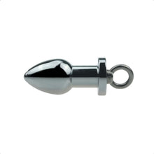 Load image into Gallery viewer, Hollow Inner Tube Metal Butt Plug 4.45 Inches Long