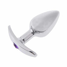Load image into Gallery viewer, Beginner Jeweled Butt Plug with Removable Base BDSM