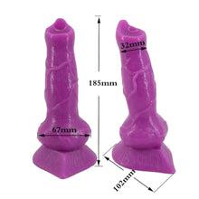 Lade das Bild in den Galerie-Viewer, Luscious Wolf Dong Tierdildo mit Umschnalldildo-Set BDSM