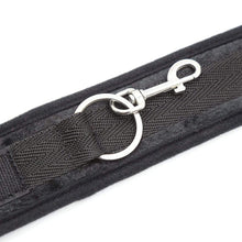 Lade das Bild in den Galerie-Viewer, 6-teiliges schwarzes Nylon-Bondage-Set