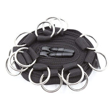 Lade das Bild in den Galerie-Viewer, 6-teiliges schwarzes Nylon-Bondage-Set